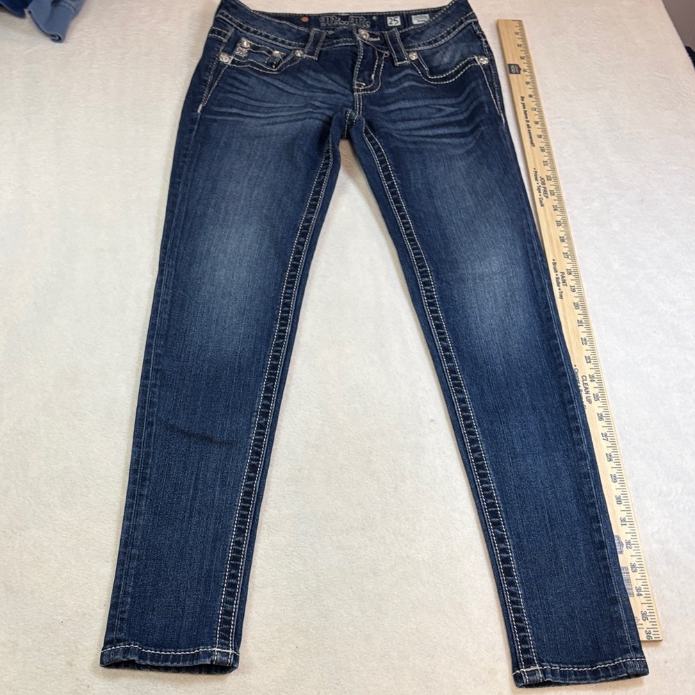 Miss Me Dark Blue Skinny Jeans